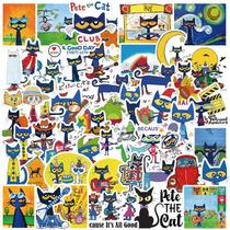 Adesivos de vinil impermeável Petes Cats Anime 50 unidades/lote