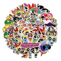 Adesivos de vinil impermeável Powerpuff Girls Anime (50 unidades) Adesivos de vinil impermeável Powerpuff Girls Anime (50 unidades)