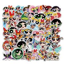 Adesivos de vinil impermeável Powerpuff Girls Anime (50 unidades) Adesivos de vinil impermeável Powerpuff Girls Anime (50 unidades)