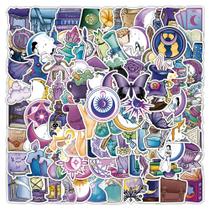 Adesivos de vinil impermeável Purples Magics Moons 100 unidades/lote Adesivos de vinil impermeável Purples Magics Moons 100 unidades/lote
