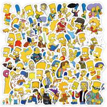 Adesivos de vinil impermeável Simpsons Anime 110 unidades