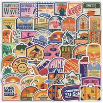 Adesivos de vinil impermeável Summer Paradise 50 unidades/lote Adesivos de vinil impermeável Summer Paradise 50 unidades/lote