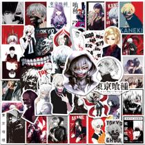 Adesivos de vinil impermeável Tokyo Ghouls, anime, 50 unidades