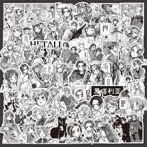 Adesivos de vinil impermeável Worlds Stars, anime, 75 unidades