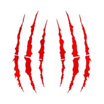 Adesivos De Vinil Para Capacete De Motocross DIY 2 Peças Motocicleta Monster Claw Para Aprilia KTM