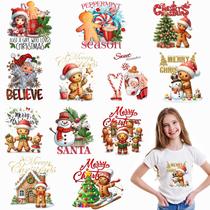 Adesivos de Vinil para Ferro de Passar Natal - SUMELAY - Transfer para Camisetas