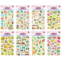 Adesivos Decorados BIG MIX 15X26CM Cartela Sortidos Pacote com 16 Unidades