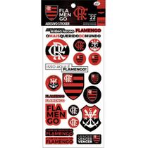 Adesivos Decorados Flamengo Sticker 10X22ADESIVOS Pacote com 12