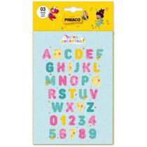 Adesivos Decorados Reino Encantado Letras 3FLS Cartela
