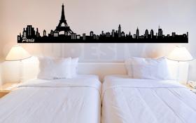 Adesivos Decorativo Cidade Paris Torre Eiffel Com 2 Metros