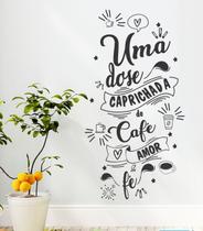 Adesivos Decorativo De Parede Frase "Uma Dose Caprichada..."