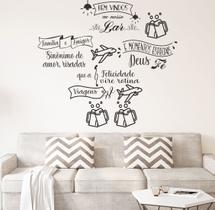 Adesivos Decorativo Frase Momentos Especiais Familia e Amigos