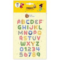 Adesivos Decorativos BABY Bichos e Letras Cartela com 3 Folhas