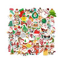 Adesivos Decorativos De Natal 154 Peças Ícones Clássicos De Feriado Para Scrapbooking, Diários,