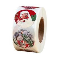 Adesivos Decorativos Para Caixa De Presente De Natal 2024 Para Casa, Navidad, Xmas, Noel, Feliz Ano