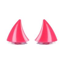 Adesivos Decorativos Para Capacete De Motocicleta Em Forma De Chifres De Diabo, Par De 2 Peças,