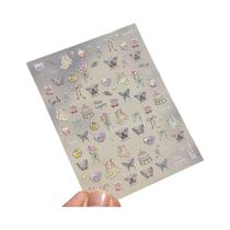 Adesivos Decorativos Para Unhas Em Forma De Bolha De Gato Brilhante 5D Shell Light DIY Decorações De