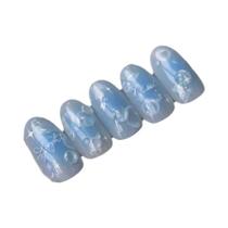 Adesivos Decorativos Para Unhas Em Forma De Bolha De Gato Brilhante 5D Shell Light DIY Decorações De