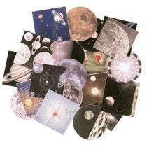 Adesivos Decorativos Scrapbook Planner 46 Peças Interstellar