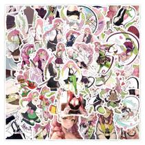 Adesivos Demons Slayers Kanrojis Mitsuris 52 unidades Waterpro