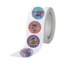 Adesivos Disney Cars Frozen Mickey Mouse 500pcs Rolo Lilo E Stitch Etiqueta De Recompensa Para