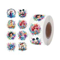 Adesivos Disney Cars Frozen Mickey Mouse 500pcs Rolo Lilo E Stitch Etiqueta De Recompensa Para