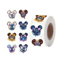 Adesivos Disney Cars Frozen Mickey Mouse 500pcs Rolo Lilo E Stitch Etiqueta De Recompensa Para