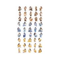 Adesivos DIY Para Scrapbooking Tema Flower Maiden 90 Peças Mr Paper 2 Estilos Material Criativo Para