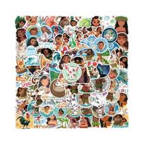 Adesivos Do Filme De Desenho Animado Moana Da Disney Para Crianças, 10, 30, 50, 100 Peças,