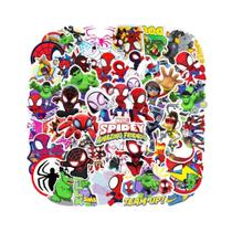 Adesivos Do Homem-Aranha E Amigos Incríveis 50 Peças DIY Para Guitarra, Laptop, Bagagem, Skateboard