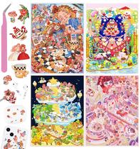 Adesivos domésticos 3D DIY pindda Extra Large para crianças e adultos Adesivos domésticos 3D DIY pindda Extra Large para crianças e adultos