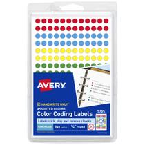 Adesivos Dot Stickers Avery Color-Coding Adesivos removíveis de 1/4 pol. 760 Adesivos Dot Stickers Avery Color-Coding Adesivos removíveis de 1/4 pol. 760