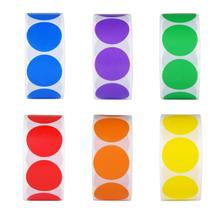 Adesivos Dot Stickers EIVOUR 3000 peças, código de cores, adesivos circulares