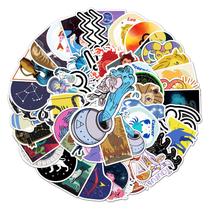 Adesivos Doze Signos do Zodíaco, anime, vinil impermeável, 50 unidades Adesivos Doze Signos do Zodíaco, anime, vinil impermeável, 50 unidades