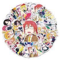 Adesivos Dragonmaids, vinil impermeável, anime, 50 unidades/lote