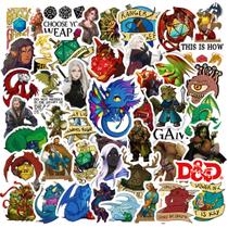 Adesivos Dungeons and Dragons Anime Cartoon 50 unidades de PVC Adesivos Dungeons and Dragons Anime Cartoon 50 unidades de PVC
