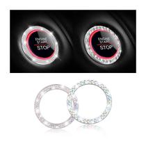 Adesivos e capa do anel de partida do motor Car Bling Rhinestone Adesivos e capa do anel de partida do motor Car Bling Rhinestone