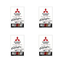 Adesivos E Emblemas Estáticos Para Vidros De Carros Mitsubishi Outlander, Xpander, Colt, ASX,