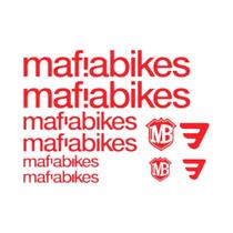 Adesivos e etiquetas para bicicletas Mafia com decalques de bicicleta