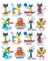 Adesivos Edupress Pete The Cat 96 adesivos 8 desenhos de 1 cm