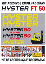 Adesivos Empilhadeira Hyster FT50