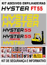Adesivos Empilhadeira Hyster FT55 Adesivos Empilhadeira Hyster FT55