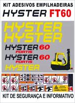 Adesivos Empilhadeira Hyster FT60 Adesivos Empilhadeira Hyster FT60