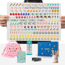 Adesivos Escola Material Escolar Infantil DTF UV Prova dÁgua Adesivos Escola Material Escolar Infantil DTF UV Prova dÁgua