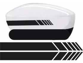 Adesivos Espelho Retrovisor Carro Faixa Tuning Kit 002