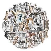 Adesivos, estátuas de arquitetura literária, água de vinil, 50 unidades
