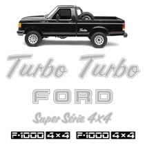 Adesivos F1000 1993/1995 Turbo Super Série 4x4 Emblema Prata