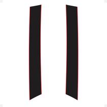 Adesivos Faixa Capo Compatível Mini Cooper Preto e Vermelho