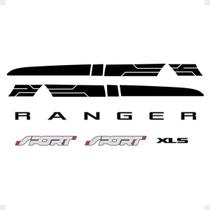 Adesivos Faixa Compatível C/ Ranger Cabine Simples 2014/2016