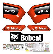 Adesivos Faixa Mini Carregadeira Bobcat S850 2020 Etiquetas